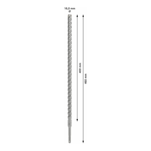 Bosch PRO SDS plus-5X Hammerbohrer, 16 x 400 x 460 mm