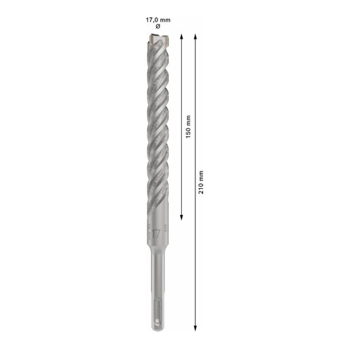 Bosch PRO SDS plus-5X Hammerbohrer, 17 x 150 x 210 mm
