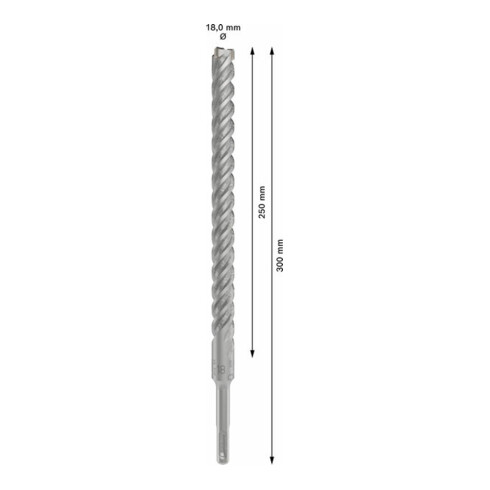 Bosch PRO SDS plus-5X Hammerbohrer, 18 x 250 x 300 mm