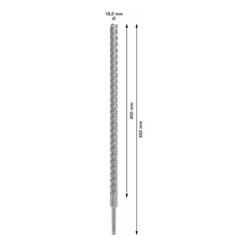 Bosch PRO SDS plus-5X Hammerbohrer, 18 x 400 x 450 mm