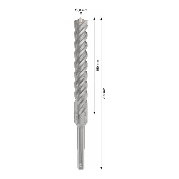 Bosch PRO SDS plus-5X Hammerbohrer, 19 x 150 x 200 mm