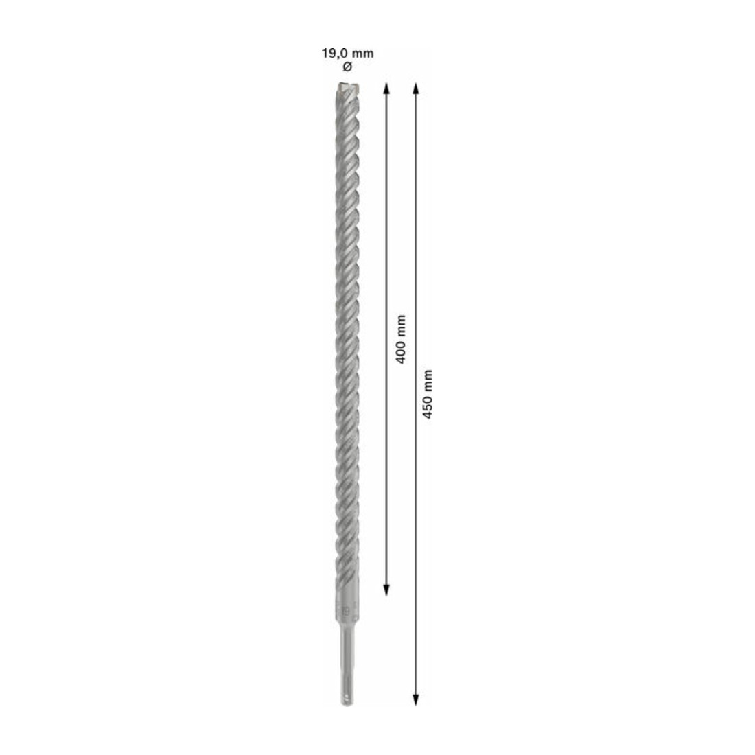 Bosch PRO SDS plus-5X Hammerbohrer, 19 x 400 x 450 mm