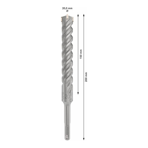 Bosch PRO SDS plus-5X Hammerbohrer, 20 x 150 x 200 mm