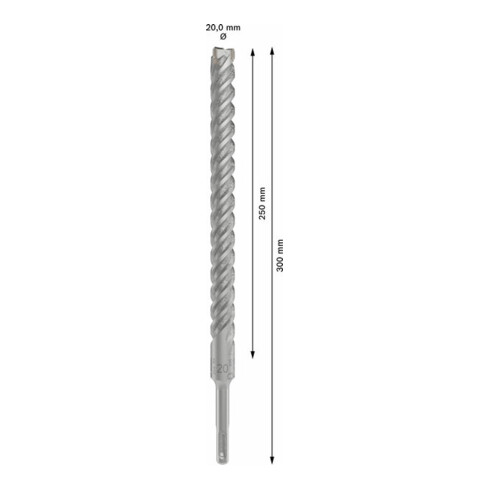 Bosch PRO SDS plus-5X Hammerbohrer, 20 x 250 x 300 mm