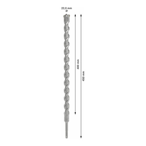 Bosch PRO SDS plus-5X Hammerbohrer, 22 x 400 x 450 mm