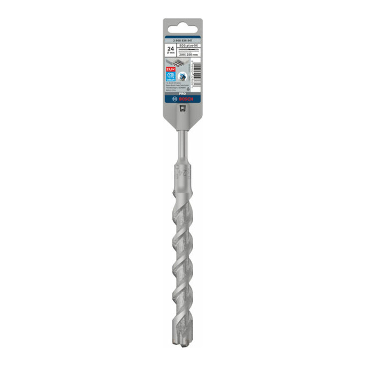 Bosch PRO SDS plus-5X Hammerbohrer, 24 x 200 x 250 mm