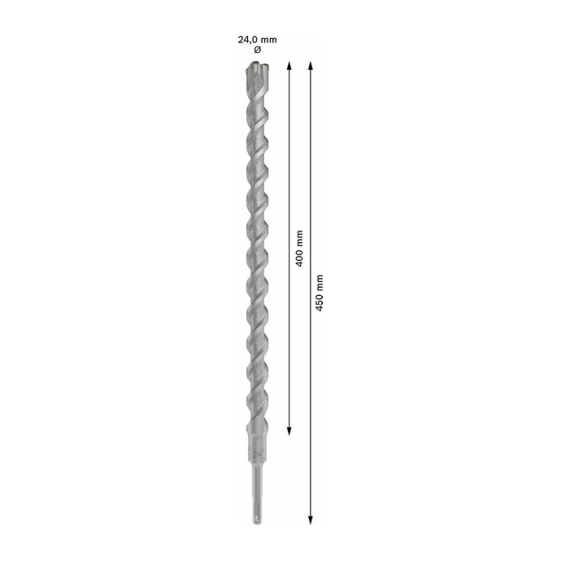 Bosch PRO SDS plus-5X Hammerbohrer, 24 x 400 x 450 mm