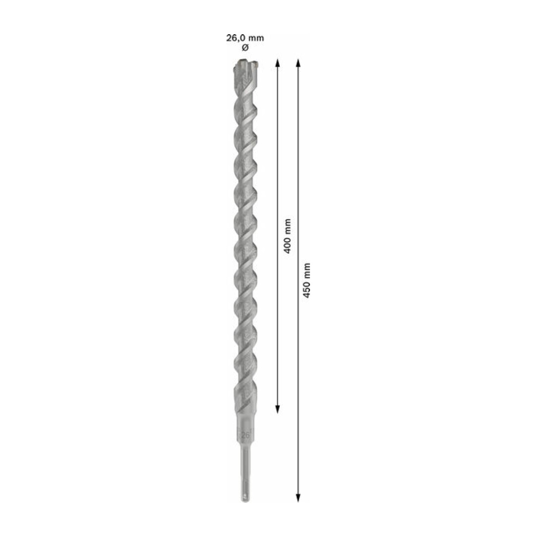 Bosch PRO SDS plus-5X Hammerbohrer, 26 x 400 x 450 mm