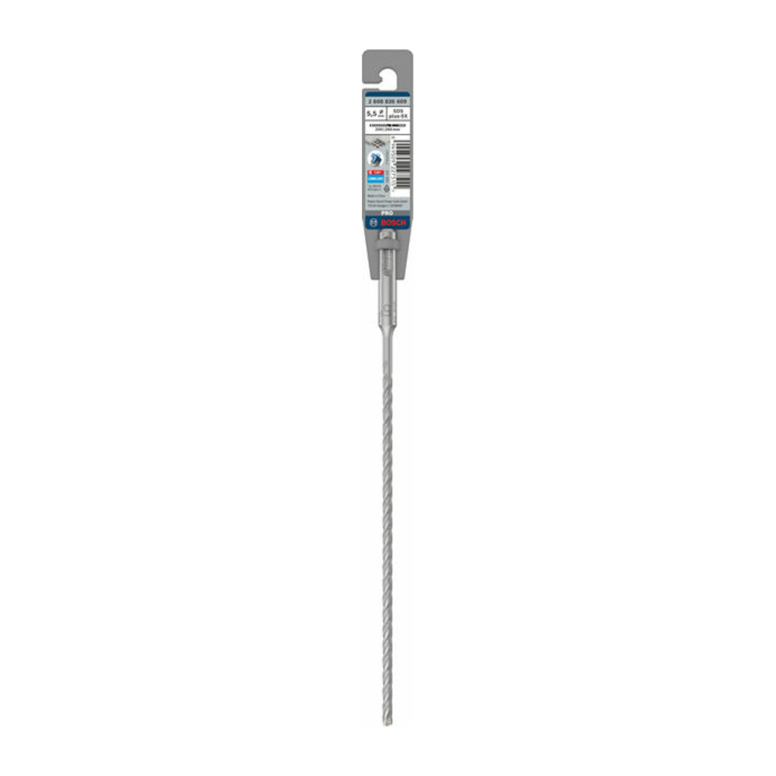 Bosch PRO SDS plus-5X Hammerbohrer, 5,5 x 200 x 260 mm