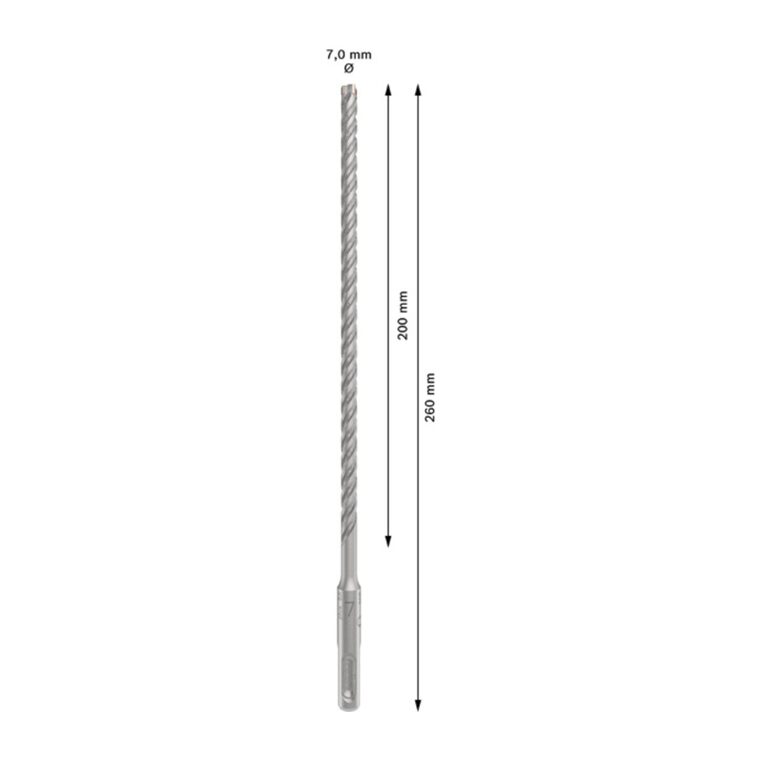 Bosch PRO SDS plus-5X Hammerbohrer, 7 x 200 x 260 mm