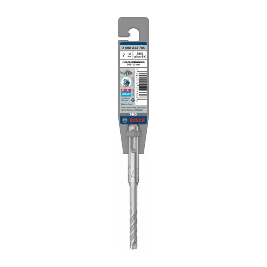 Bosch PRO SDS plus-5X Hammerbohrer, 7 x 50 x 110 mm