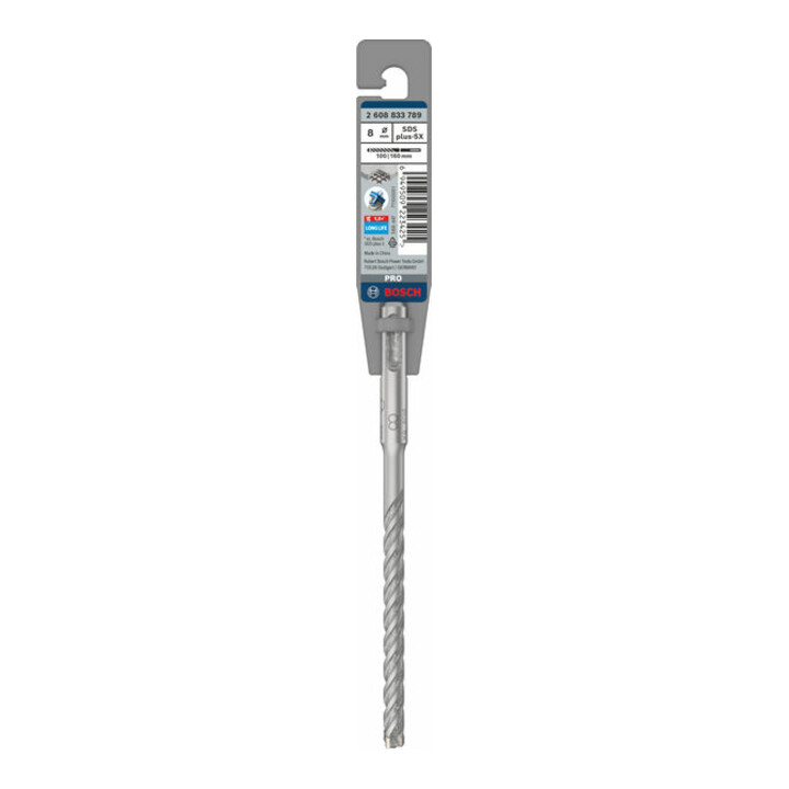 Bosch PRO SDS plus-5X Hammerbohrer, 8 x 100 x 160 mm