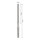 Bosch PRO SDS plus-5X Hammerbohrer, 8 x 100 x 160 mm