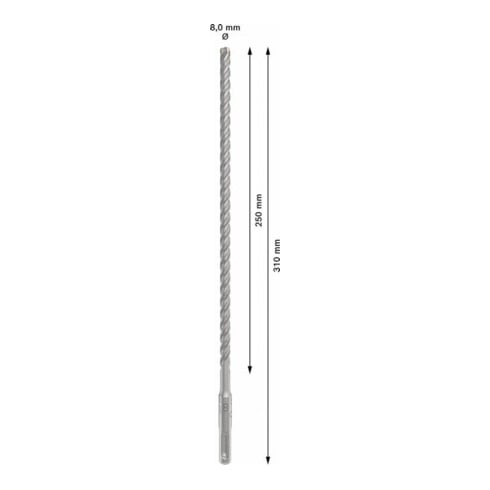 Bosch PRO SDS plus-5X Hammerbohrer, 8 x 250 x 310 mm