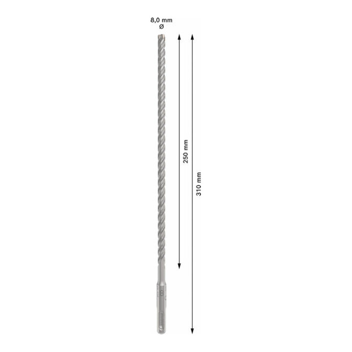 Bosch PRO SDS plus-5X Hammerbohrer, 8 x 250 x 310 mm