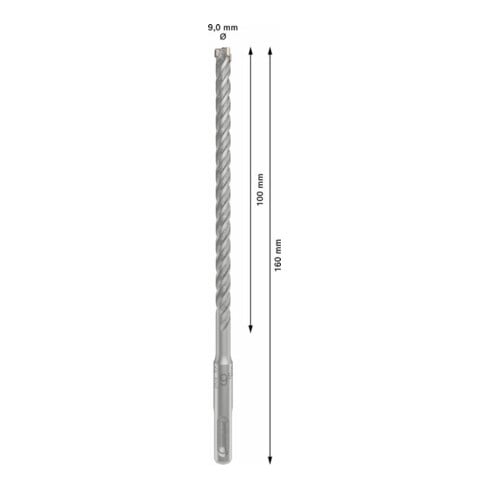 Bosch PRO SDS plus-5X Hammerbohrer, 9,5 x 100 x 160 mm