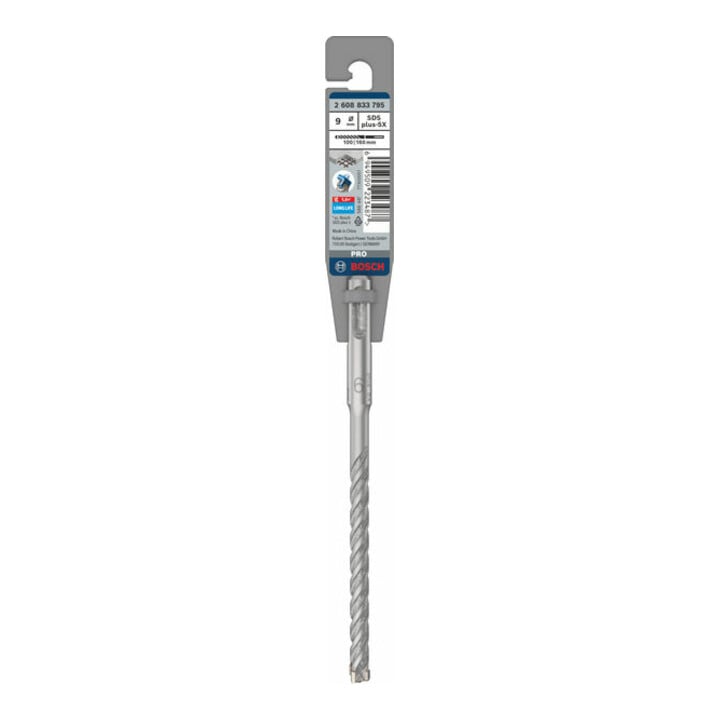 Bosch PRO SDS plus-5X Hammerbohrer, 9 x 100 x 160 mm