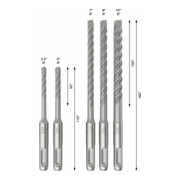 Bosch PRO SDS plus-5X Hammerbohrer-Set, 5.5/6/7/8/10 mm, 5-tlg.-5
