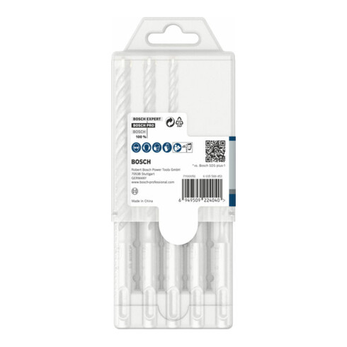 Bosch PRO SDS plus-5X Hammerbohrer-Set, 5/6/6/8/10 mm, 5-tlg.