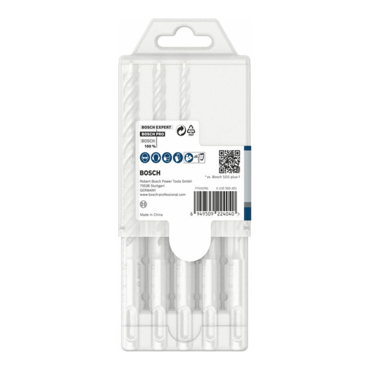 Bosch PRO SDS plus-5X Hammerbohrer-Set, 5/6/6/8/10 mm, 5-tlg.