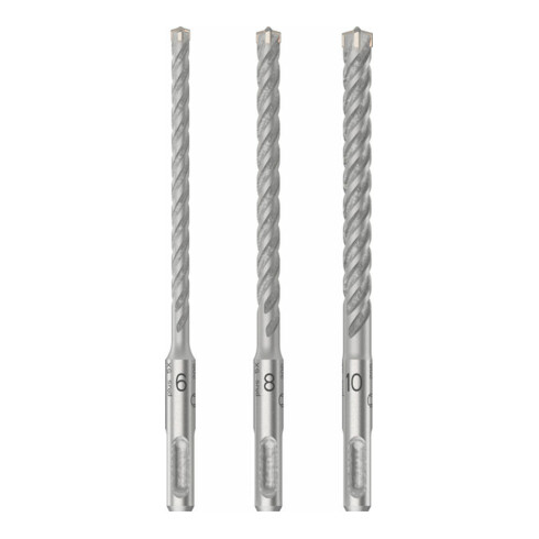 Bosch PRO SDS plus-5X Hammerbohrer-Set, 6/8/10 mm, 3-tlg.