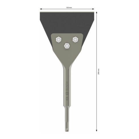Bosch PRO SDS plus Bodenschaber, 130 x 290 mm