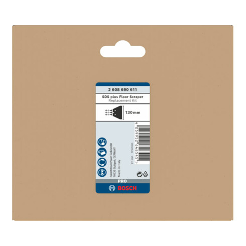 Bosch PRO SDS plus Bodenschaber Ersatzset, 130 mm