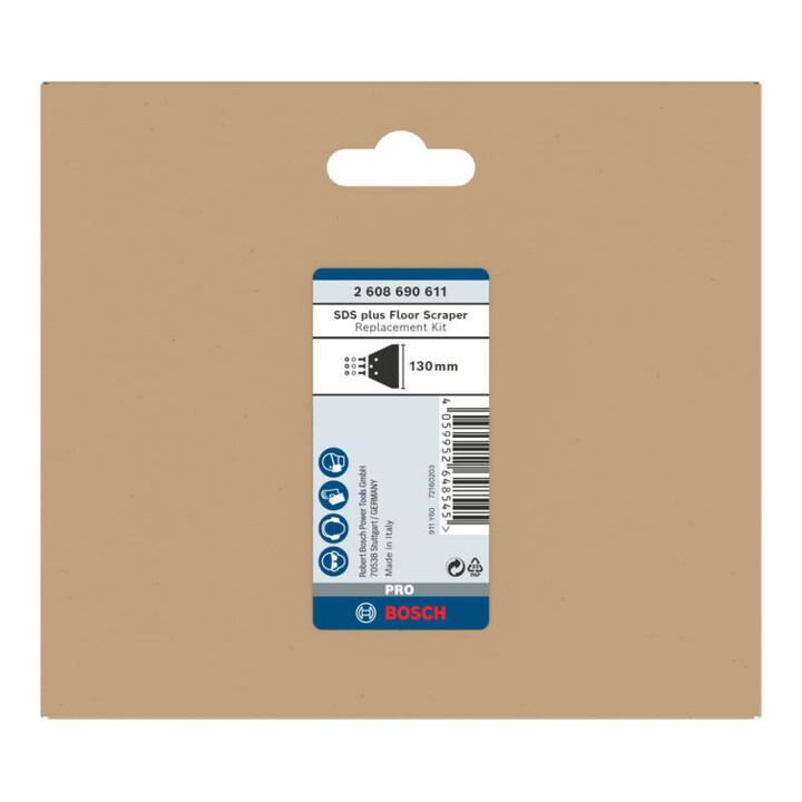 Bosch PRO SDS plus Bodenschaber Ersatzset, 130 mm