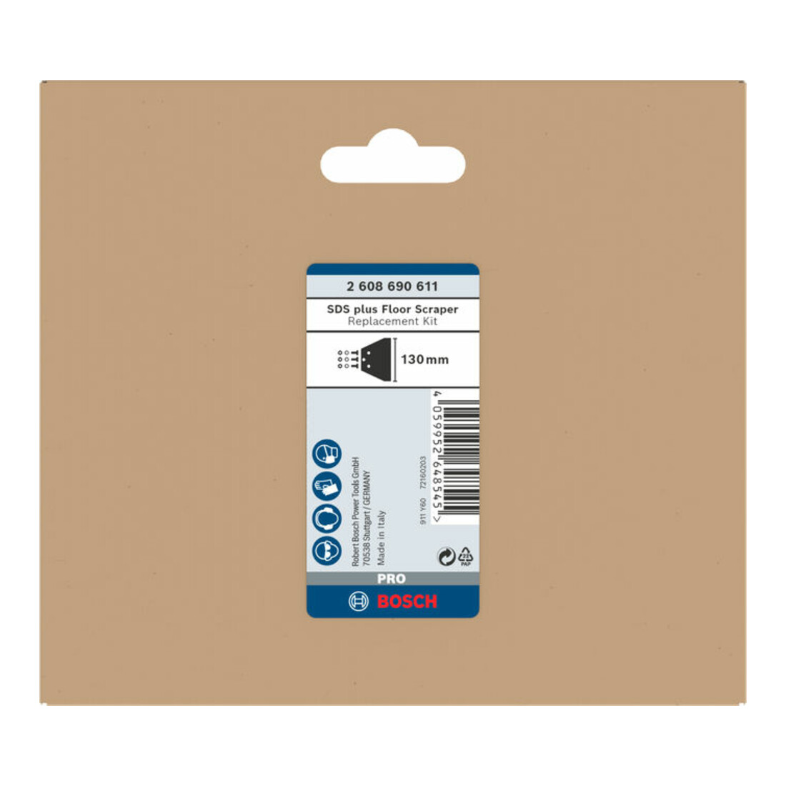 Bosch PRO SDS plus Bodenschaber Ersatzset, 130 mm