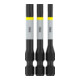 Bosch PRO Set de 3 embouts à chocs T25, T30, T40, 55 mm