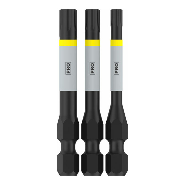 Bosch PRO Set de 3 embouts à chocs T25, T30, T40, 55 mm