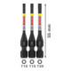 Bosch PRO Set de 3 embouts TX Impact, T10, T15, T20, 55 mm
