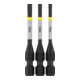 Bosch PRO Set de 3 embouts TX Impact, T10, T15, T20, 55 mm