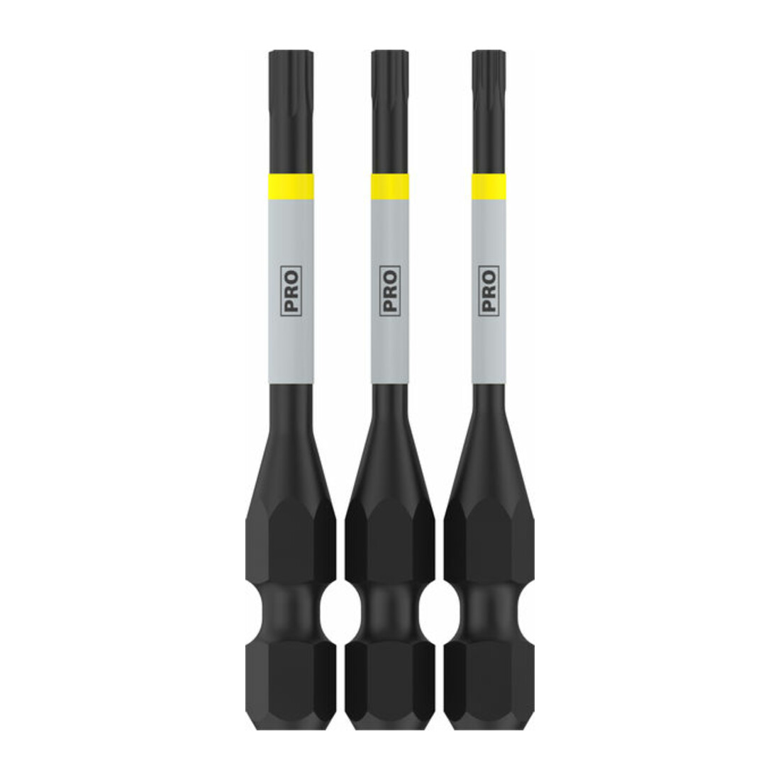 Bosch PRO Set de 3 embouts TX Impact, T10, T15, T20, 55 mm