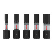 Bosch PRO Set de 5 embouts Impact H3, H4, 2 x H5, H6, 25 mm