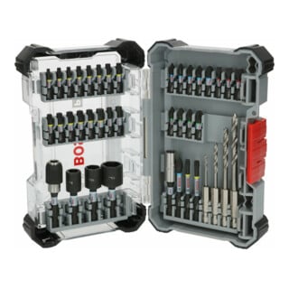 Bosch PRO Set de embouts de vissage et forets bois, 40 pcs