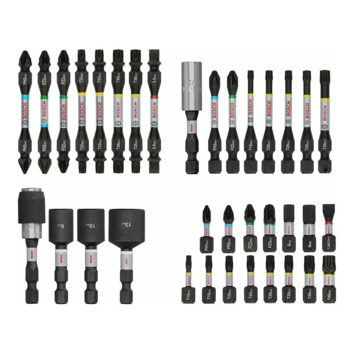 Bosch PRO Set de embouts de vissage Impact, 35 pièces