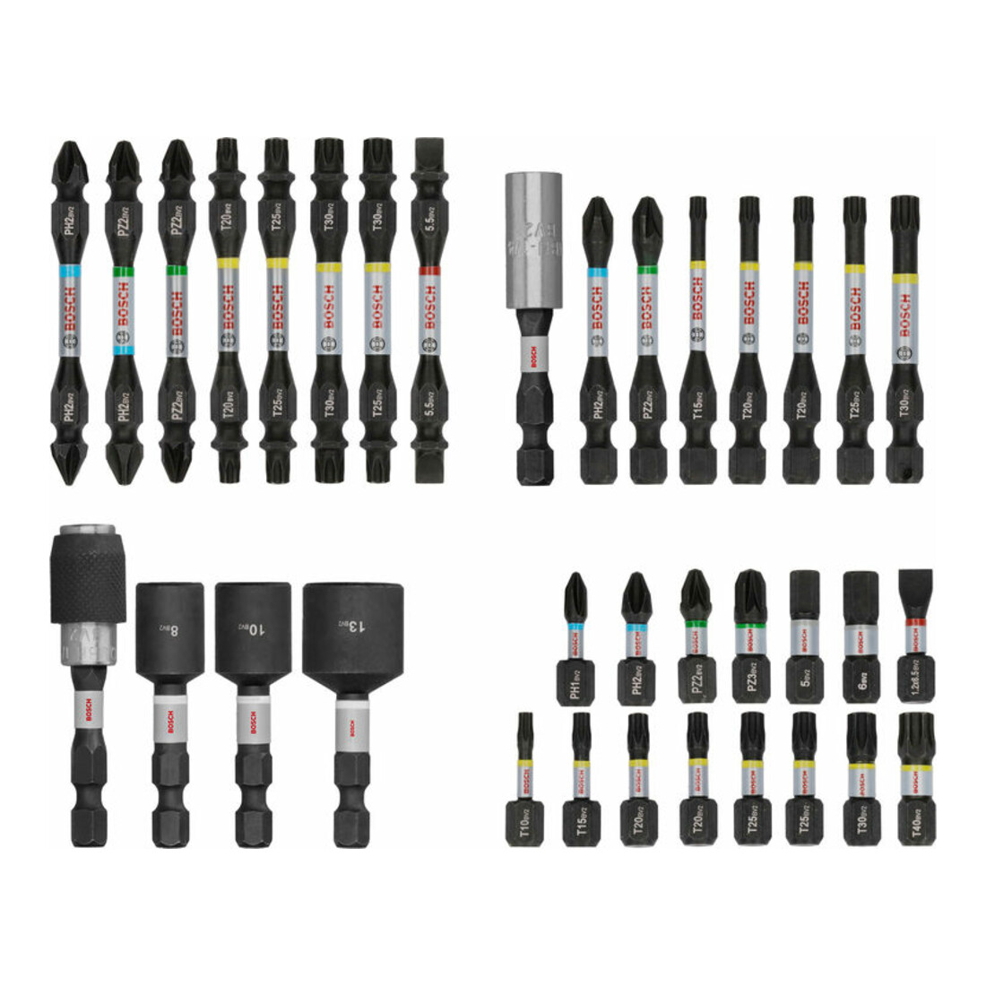 Bosch PRO Set de embouts de vissage Impact, 35 pièces