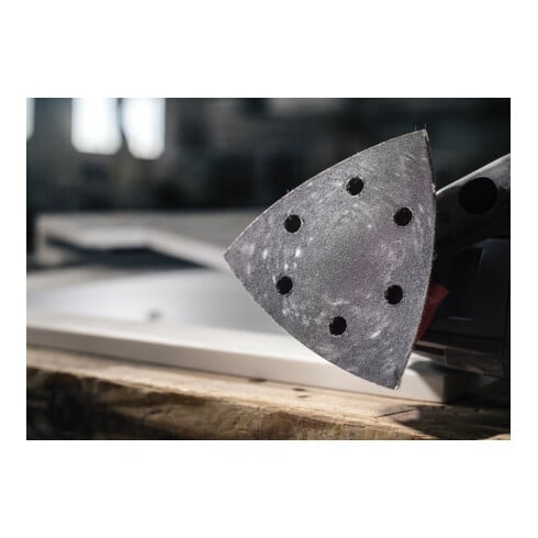 Bosch PRO Set de feuilles abrasives F355, K80/120/180/240/320/400/600, 93 mm, 50 pcs Starter Pack