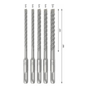 Bosch PRO Set de forets à percussion SDS plus-5X, 6/6/8/8/10 mm, 5 pcs-5
