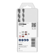 Bosch PRO Set de forets HEX-5, 4x100, 5x100, 6x100, 8x150, 10x150 mm, 5 pièces
