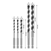 Bosch PRO Set de forets HEX-5, 4x100, 5x100, 6x100, 8x150, 10x150 mm, 5 pièces-4