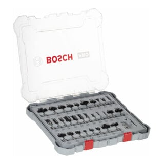 Bosch PRO Set de fraises, tige 1/4", 30 pcs