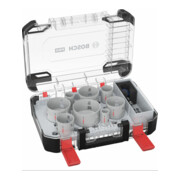 Bosch PRO Set de scies-cloches Multi Matériaux PC Plus, 25-86 mm, 11 pcs