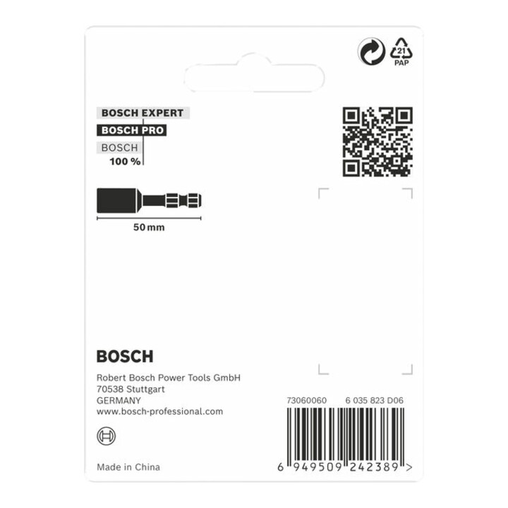 Bosch PRO Set d'embouts à ergots, 1/4" x 50 mm, 5/16" x 50 mm, 3/8" x 50 mm, 3 pcs
