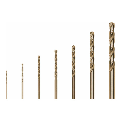 Bosch PRO Set di punte elicoidali in metallo HSS-G, 7 pezzi