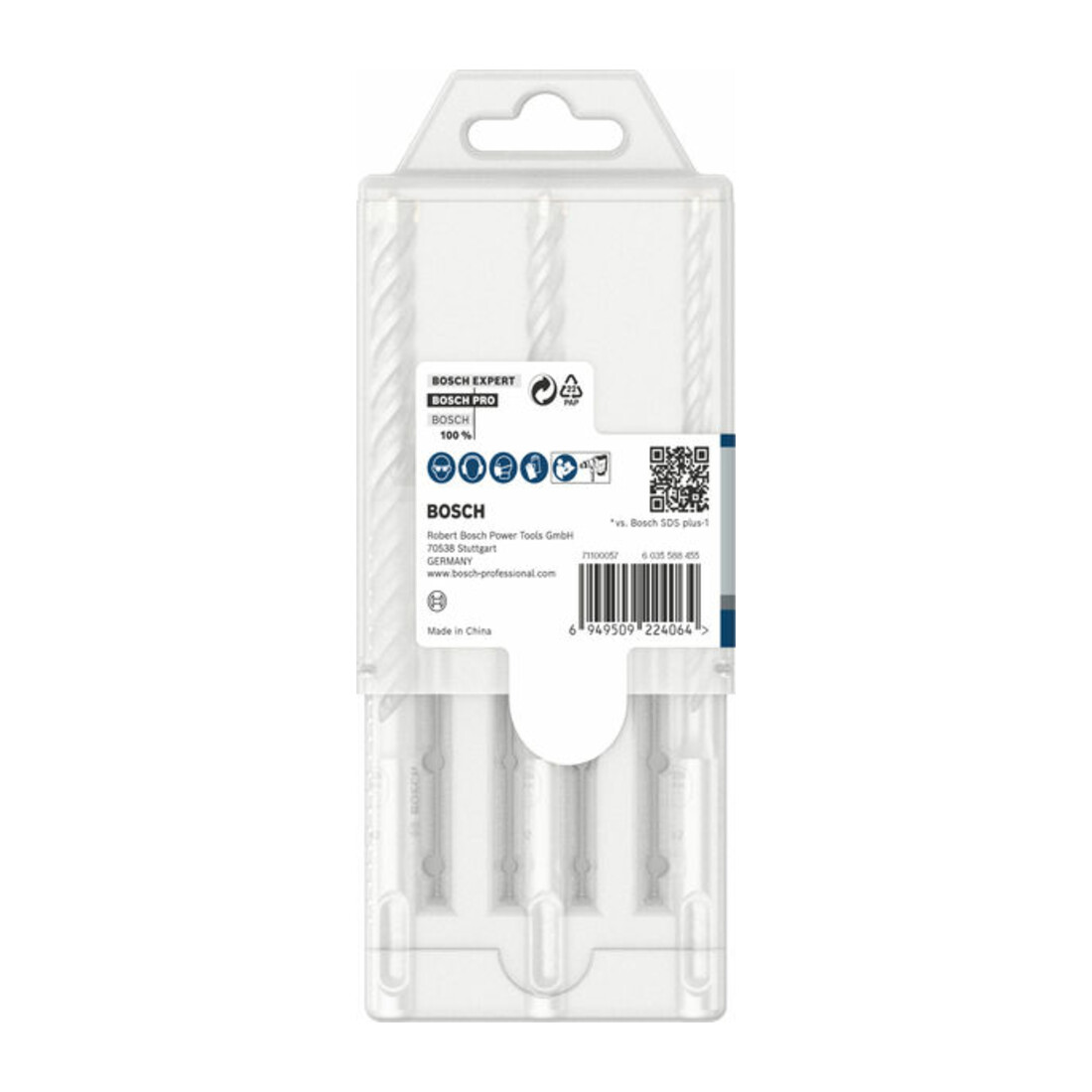 Bosch PRO Set di punte per martello SDS plus-5X, 6/8/10 mm, 3 pz.