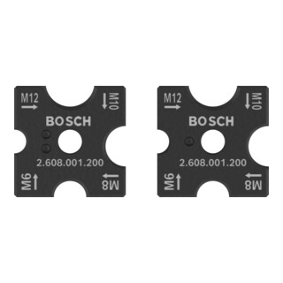 Bosch PRO Set ganasce da taglio per filettatrici, per M6, M8, M10, M12