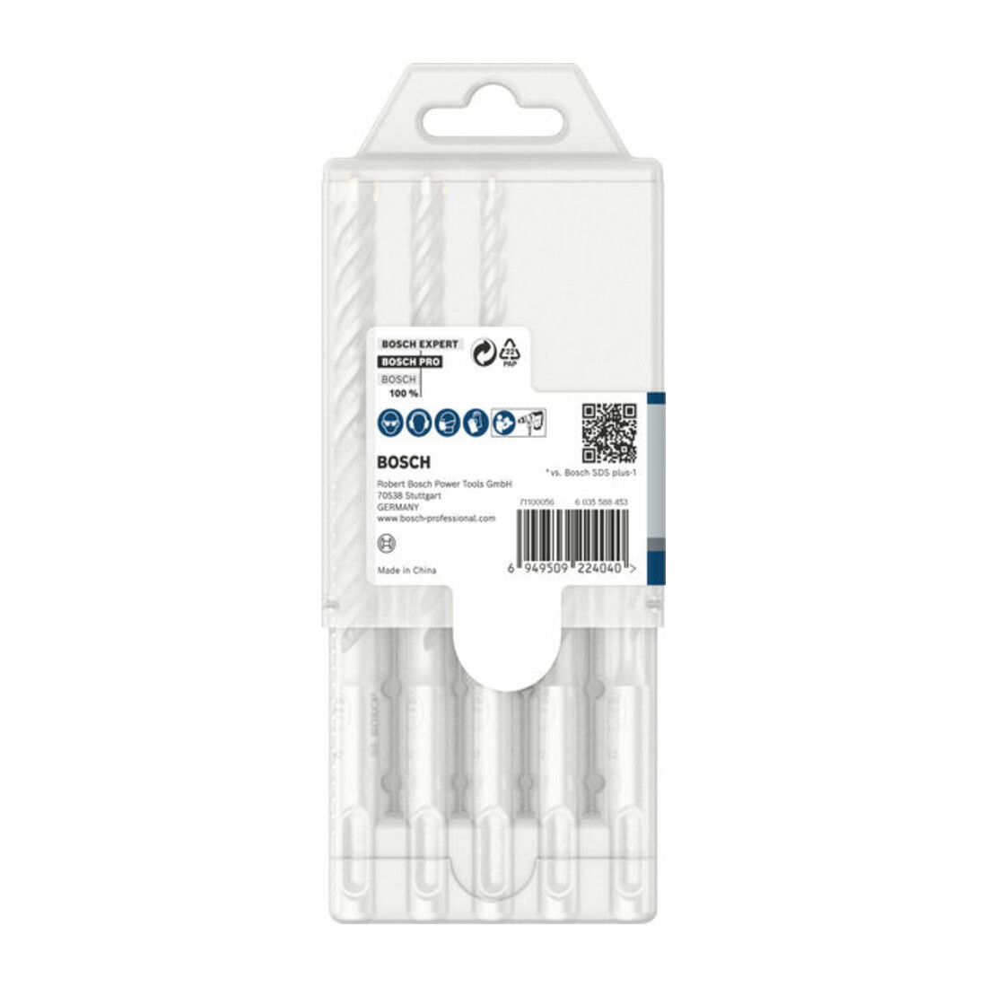 Bosch PRO Set punte per martello SDS plus-5X, 5/6/6/8/10 mm, 5 pz.