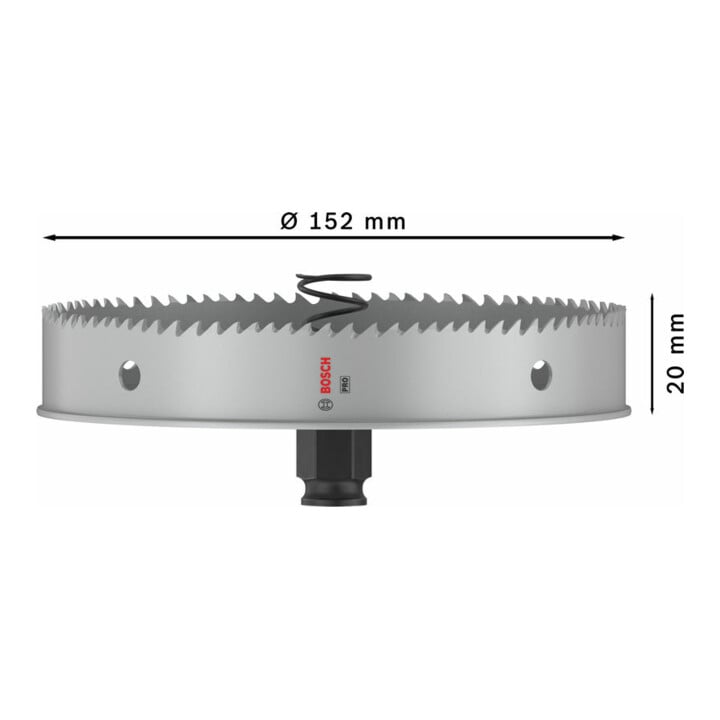 Bosch PRO Sheet Metal PC Plus Lochsäge, 152 mm